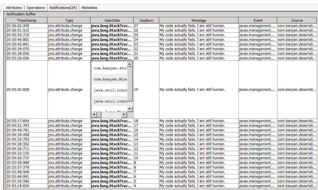 JMX Monitoring